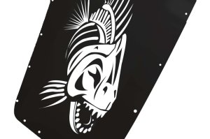 Jeep Wrangler Unlimited Hood Louver - Fishbone Offroad - Black - `07-`18